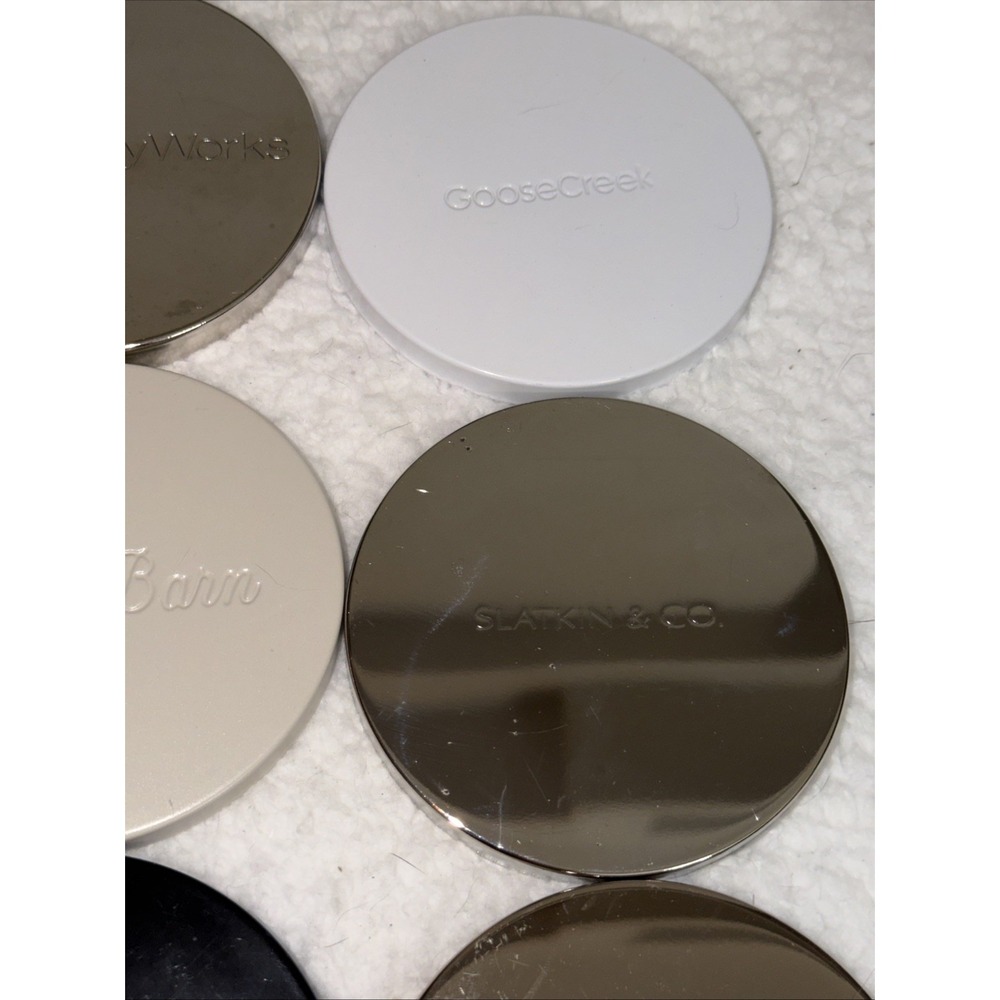 12 Bath & Body Works 3 Wick Candle Metal Jar Decorative Lids Lid Goose Creek‎ - Picture 11 of 16